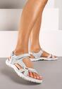 Sandale Gri Sport cu Brant din Piele Teresena