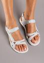 Sandale Gri Sport cu Brant din Piele Teresena