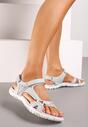 Sandale Sport Gri-Roz cu Brant din Piele Teresena