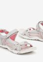 Sandale Sport Gri-Roz cu Brant din Piele Teresena
