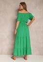 Zielona Sukienka z Wiskozy Phoebiolea