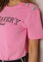 Różowy T-shirt Semaia