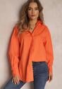Pomarańczowa Koszula Bawełniana Aquida