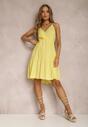 Żółta Sukienka z Wiskozy Iphyle