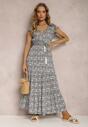 Rochie Alb-Negru cu Curea Eunele