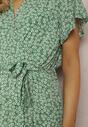 Zielona Sukienka z Wiskozy Artonia