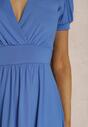 Niebieska Sukienka Agamia