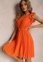 Pomarańczowa Sukienka Laodothea