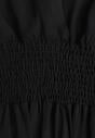 Czarna Sukienka z Wiskozy Jadith
