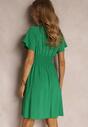 Zielona Sukienka z Wiskozy Jadith