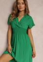 Zielona Sukienka z Wiskozy Jadith