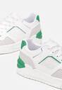 Biało-Zielone Sneakersy Botrel