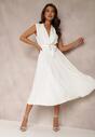 Biała Sukienka Volantis