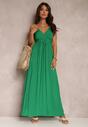 Zielona Sukienka z Wiskozy Anomaria