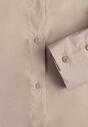 Beżowa Koszula Bawełniana Aquida