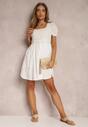 Biała Sukienka Bawełniana Xysnea
