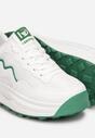 Biało-Zielone Sneakersy Dineen