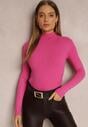 Golf Fucsia din Tricot Reiat Aridatha