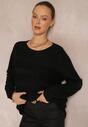 Czarny Sweter Oversize Micha