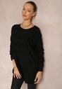 Czarny Sweter Oversize Micha