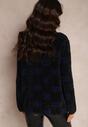 Cardigan Negru-Albastru Inchis Admades