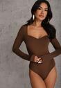 Body maro cu decolteu pătrat Macotte