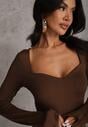 Body maro cu decolteu pătrat Macotte
