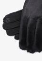 Czarne Rękawiczki Pluszowe Codden