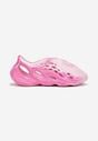 Różowe Gumowe Sneakersy Zdobione Efektem Ombre i Wycięciami Lisna
