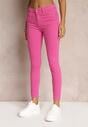 Fuksjowe Jeansy Skinny z Efektem Push Up Karinali