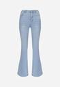 Jasnoniebieskie Jeansy Dzwony High Waist Briris