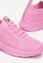 Różowe Buty Sportowe z Elastyczną Cholewką Breklynn