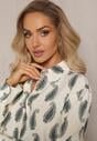 Cămașă Bej-Verde din Bumbac cu Model Paisley Fin Kaisleigh