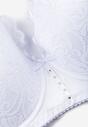 Biały Koronkowy Biustonosz na Ramiączkach Airyana