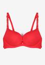Sutien Roșu Push-Up Cu Bretele Detașabile Learesa