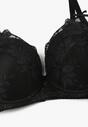 Sutien Push-Up Negru cu Dantelă Kytria