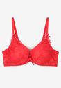 Sutien Roșu Cu Dantelă Push-Up Kytria