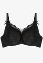Czarny Biustonosz Koronkowy Push-Up Anasine
