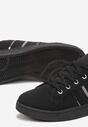 Czarne Sneakersy Sznurowane Pakkasa