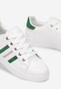 Biało-Zielone Buty Sportowe Sznurowane Pakkasa