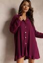 Rochie cămașă violetă plisată Giphi