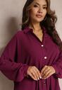 Rochie cămașă violetă plisată Giphi