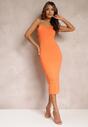 Pomarańczowa Sukienka Sadoul