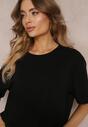 Tricou Negru Cropped Oversize Brighta