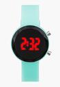 Miętowy Zegarek z Cyfrową Tarczą na Silikonowym Pasku Ridlee