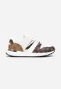 Sneakers Albi Imprimeu Înalți Odenia cu Talpă Groasă