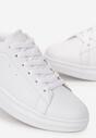 Białe Klasyczne Sneakersy z Niską Cholewką Bibijane