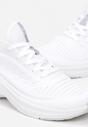 Białe Sznurowane Buty Sportowe przed Kostkę z Perforacją Jesis