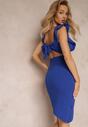Rochie bleumarin asimetrică Siboa