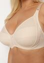 Sutien bej deschis la culoare clasic cu bretele reglabile Imoni